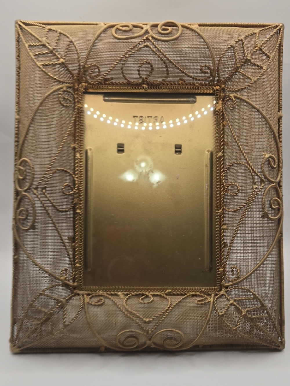 Ornate Gold Filigree Picture Frame